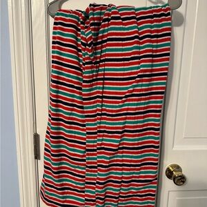Cozy set of Holiday Christmas Pajama pants Candy Cane Striped Men Woman Set!